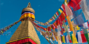 Nepal prayer flags